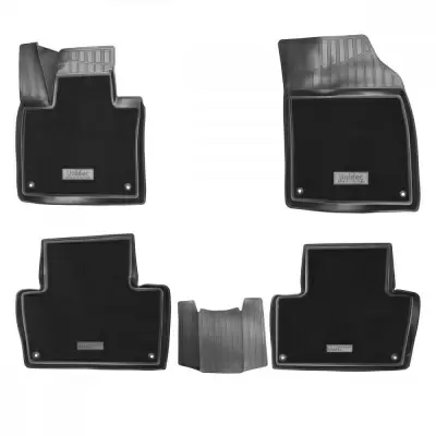 Коврики салонные комбинированные для Volvo XC90 3D (2015) (5 мест)