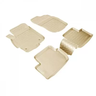 Коврики салонные для Mitsubishi Lancer IX (2003-2007) (бежевый)