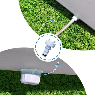 Бассейн каркасный Avenli 17771 со стальным каркасом, 300x207x65 см