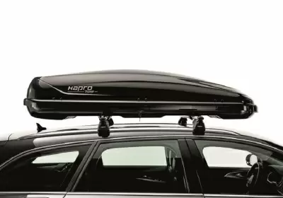 Автобокс Hapro Traxer 6.6 (410 л) черный глянцевый двустороннее от интернет-магазина AUTOBOKS.kz. 