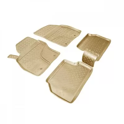 Коврики салонные для Ford Focus II (2004-2008) (бежевый)