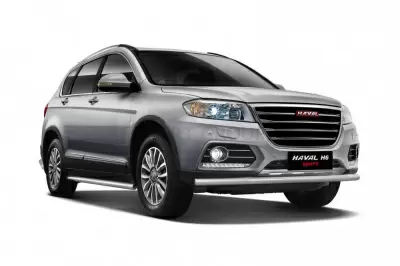 Защита порогов прямая 63 мм (НПС) HAVAL H6 с 2014