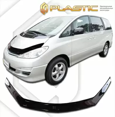 Мухобойка (дефлектор капота) для Toyota Previa 2000 (арт. 2010010108656)