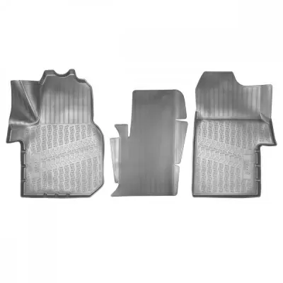 Коврики салонные для Volkswagen Crafter (2006) (пер) (серый)