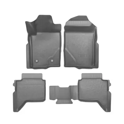 Коврики салонные для Ford Ranger T6.2 (2022) (серый)