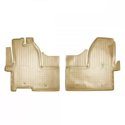 Коврики салонные для IVECO Daily IV (2006-2011)\ IVECO Daily V (2011) (пер)  (бежевый)