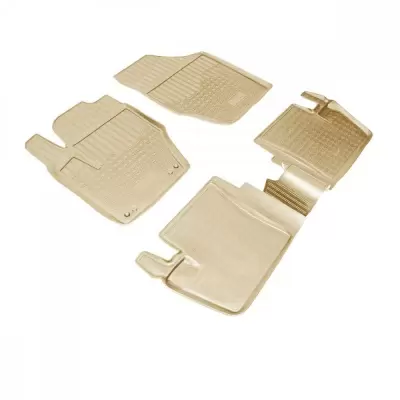 Коврики салонные для Peugeot 407 (2004) (бежевый)