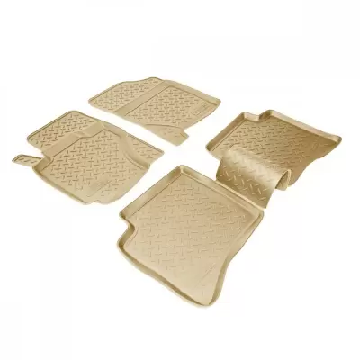Коврики салонные для Geely Emgrand (X7) 3D (2018) (бежевый)