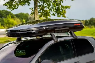 Автобокс Kamei Oyster 450 черный глянцевый двустороннее от интернет-магазина AUTOBOKS.kz. 