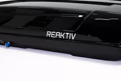 Автобокс REAKTIV Uragan 740 черный глянцевый двустороннее 740 л от интернет-магазина AUTOBOKS.kz. 