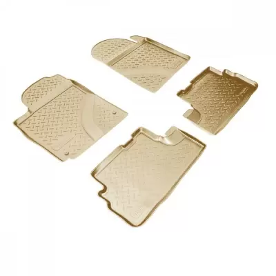 Коврики салонные для Toyota Corolla (E16) (2013-2019) (бежевый)