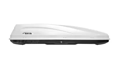 Автобокс на крышу PT-Group Аэродинамический "Active L" Белый ДВУСТОРОННЕЕ открывание 650 литров от интернет-магазина AUTOBOKS.kz. 