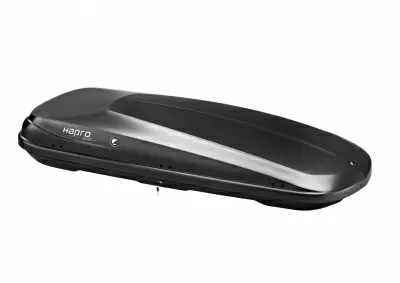 Автобокс Hapro Zenith 8.6 (440 л) черный матовый двустороннее от интернет-магазина AUTOBOKS.kz. 
