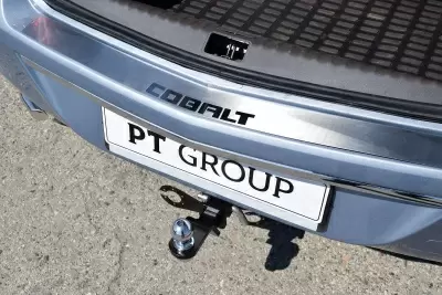 Накладка на задний бампер (НПС) CHEVROLET Cobalt 2019- на автомобиль от Интернет-Магазина Autoboks.kz