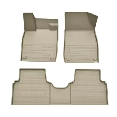 Коврики салонные для Volkswagen ID.3 (2019) (бежевый)