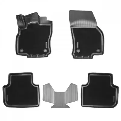 Коврики салонные комбинированные для Audi Q3 II (F3) 3D (2018)