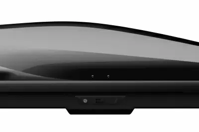 Автобокс LUX IRBIS 175 черный глянец 450л от интернет-магазина AUTOBOKS.kz. 