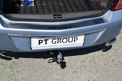 Накладка на задний бампер (НПС) CHEVROLET Cobalt 2019- на автомобиль от Интернет-Магазина Autoboks.kz