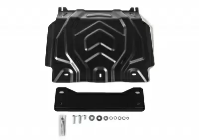Защита картера двигателя АвтоБРОНЯ 111040412 Mitsubishi Pajero Sport 2016+