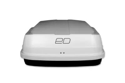 Автобокс ED Магнум 350 (белый, тиснение карбон) от интернет-магазина AUTOBOKS.kz. 