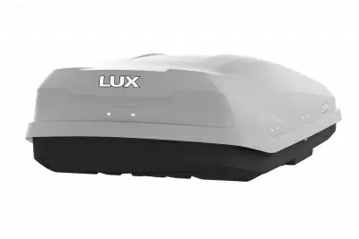Автобокс LUX Irbis 150 (310 л) серый матовый двустороннее от интернет-магазина AUTOBOKS.kz. 