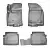 Коврики салонные для Chevrolet Aveo (2004-2011) (серый) от интернет-магазина AUTOBOKS.kz. 