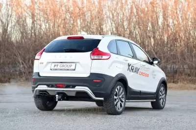 Защита порогов вогнутая O51 мм (НПС) LADA XRAY Cross с 2018 от интернет-магазина AUTOBOKS.kz. 