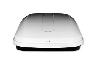 Автобокс ED Магнум 350 (белый, тиснение карбон) от интернет-магазина AUTOBOKS.kz. 