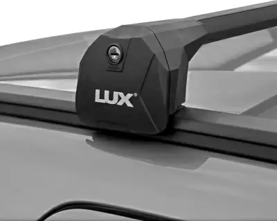 Багажник на крышу LUX Scout для Geely Atlas PRO 2021-2023 серебристый от интернет-магазина AUTOBOKS.kz. 