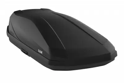 Автобокс LUX IRBIS 175 черный матовый 450л от интернет-магазина AUTOBOKS.kz. 