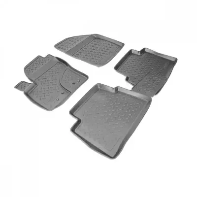 Коврики салонные для Dongfeng AX7 3D (2015) (серый)