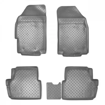 Коврики салонные для Chevrolet Spark (2005-2011) (серый)