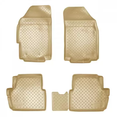 Коврики салонные для Chevrolet Spark (2005-2011) (бежевый)