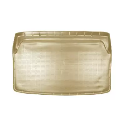 Коврики в багажное отделение для Kia Carnival IV (2020) (сложенный 3 ряд) (бежевый)