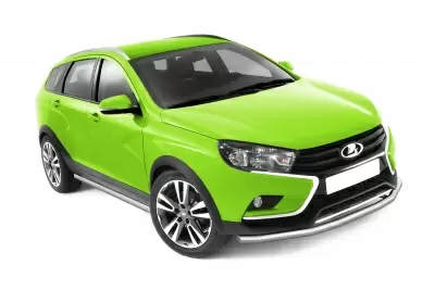 Защита переднего бампера одинарная O51 мм (НПС) LADA Vesta SW Cross с 2017 от Интернет-Магазина Autoboks.kz