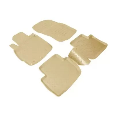 Коврики салонные для Mitsubishi Outlander XL (2006-2012) (бежевый)