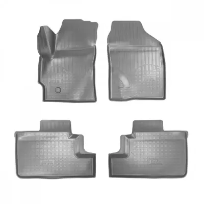 Коврики салонные для BMW X6 III (G06) 3D (2019) (серый)