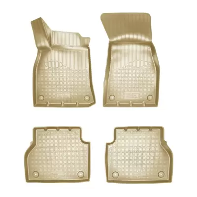 Коврики салонные для Audi A6 (C8:4Н) (2018) (бежевый)