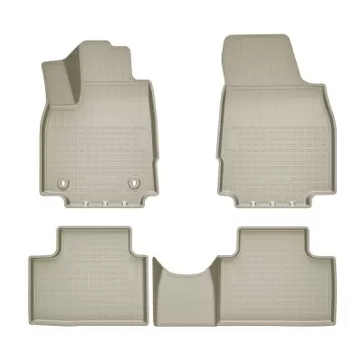 Коврики салонные для MG 3 3D (2024) (бежевый)