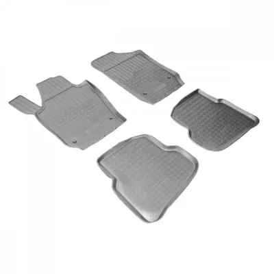 Коврики салонные для Seat Ibiza III (6L) (2002-2008) (серый)