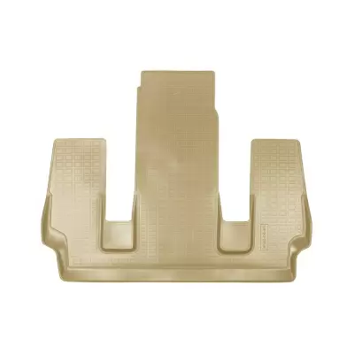 Коврики салонные для Cadillac XT6 (2019) (3 ряд 6 мест) (бежевый)