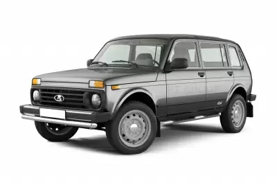 Защита порогов с накладками O63 мм (НПС) LADA 4x4 2131 c 1995 от интернет-магазина AUTOBOKS.kz. 