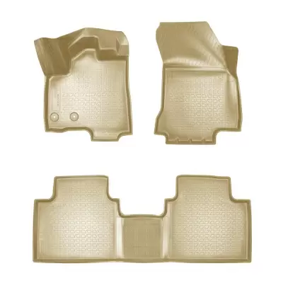 Коврики салонные для JAC JS6 3D (2022) (бежевый)