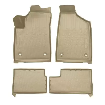 Коврики салонные для SWM G05 PRO (1,2 ряд) (2021) (бежевый)