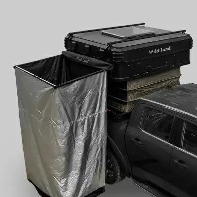 Автоматическая подъемная крыша Wild Land для пикапа с палаткой от интернет-магазина AUTOBOKS.kz. 