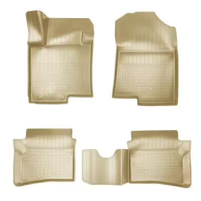Коврики салонные для Hyundai i20 3D (2020) (бежевый)