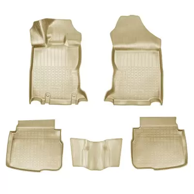 Коврики салонные для Subaru Outback VI 3D (2019) (бежевый)