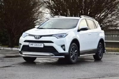 Защита порогов (НПС) Toyota RAV4 с 2013 от интернет-магазина AUTOBOKS.kz. 