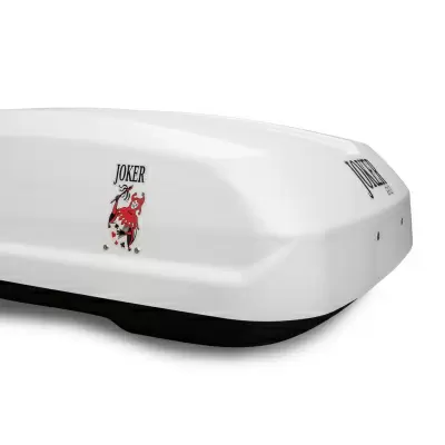 Автобокс ED Джокер 530 (белый, тиснение "шагрень") от интернет-магазина AUTOBOKS.kz. 