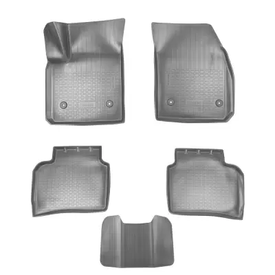 Коврики салонные для Cadillac XT4 3D (2018) (серый)